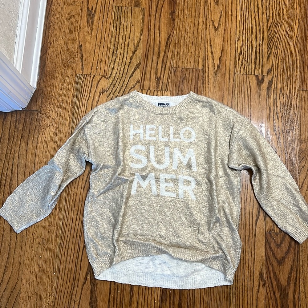Primigi Gold Metallic Sweater